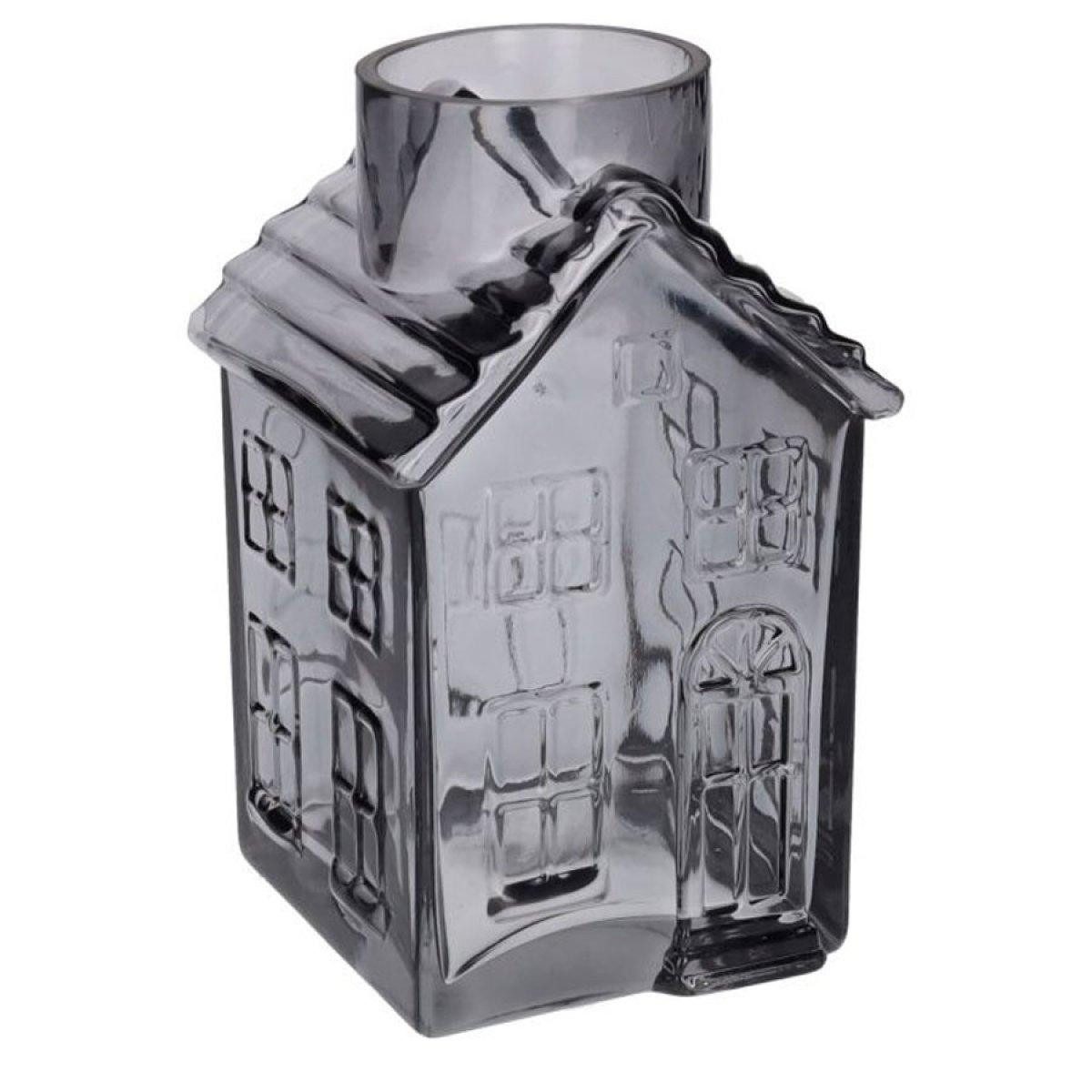 Giftcompany Dekovase Vase Haus Jacquard Grau (21,5cm)
