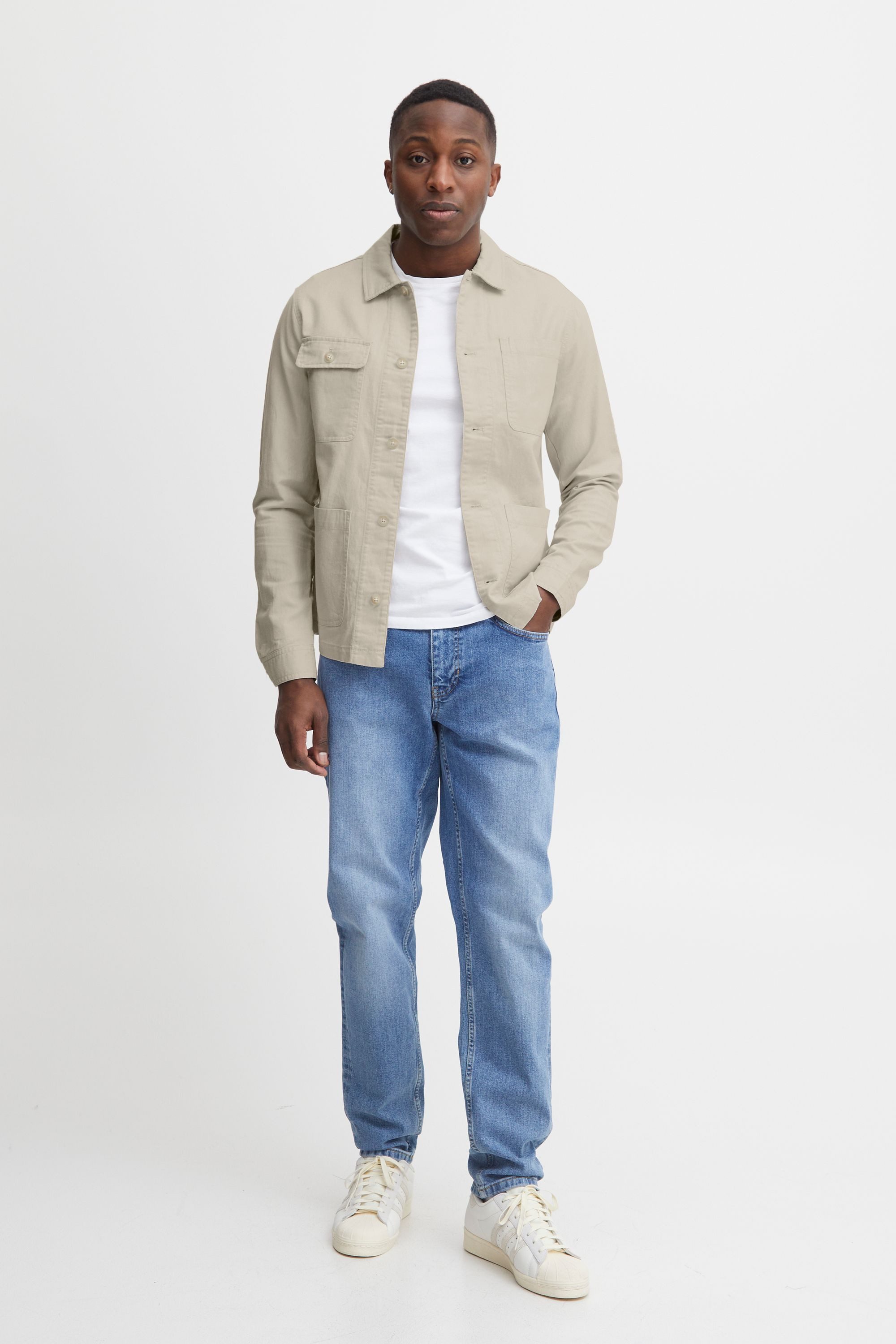 Casual Friday Fieldjacket CFJerslev Fieldjacket aus Leinenmix