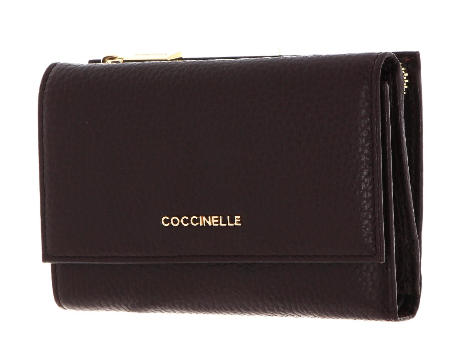 COCCINELLE Geldbörse Metallic Soft, aus echtem günstig online kaufen