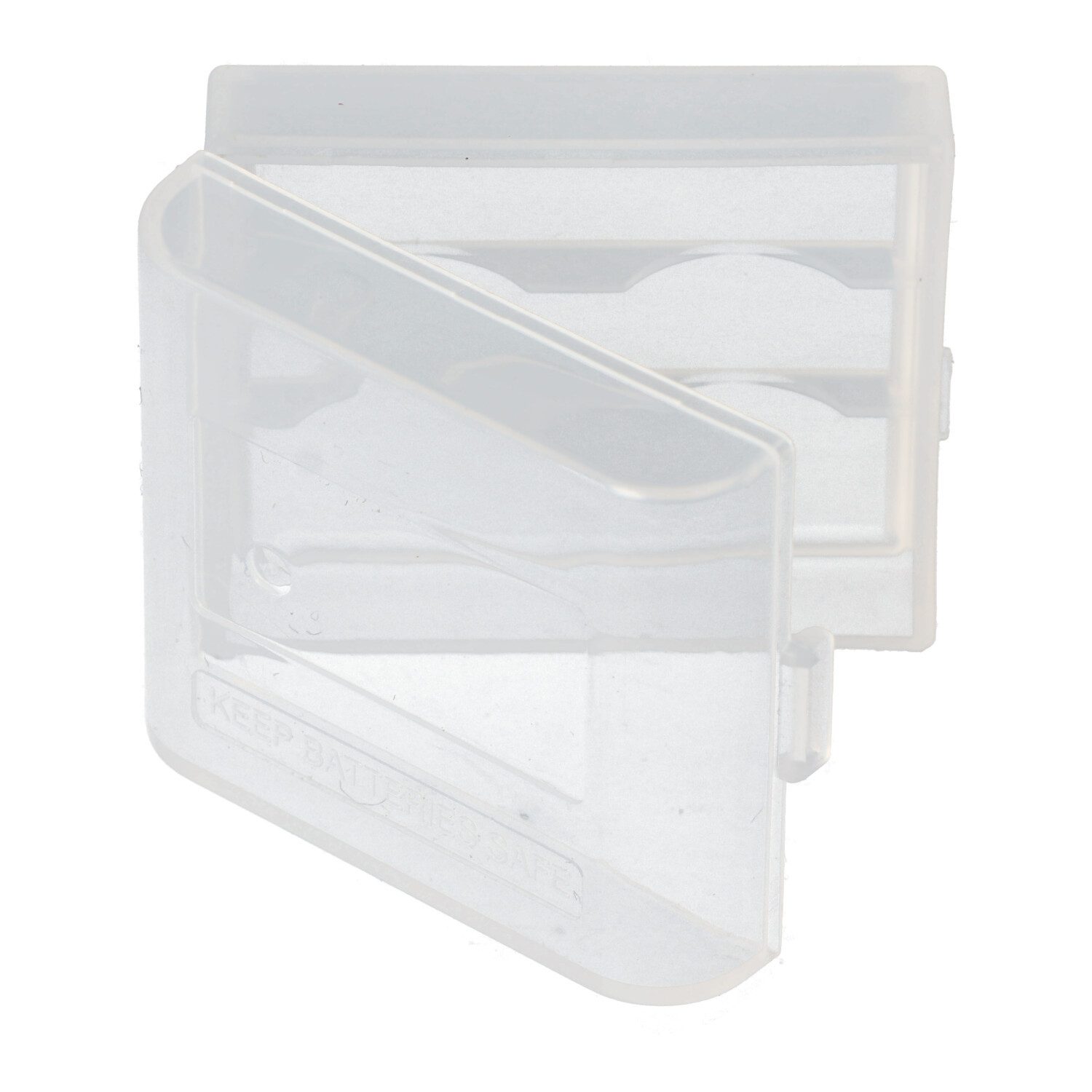 Soshine Plastikbox für 2x 16340/RCR123 transparent Batterie