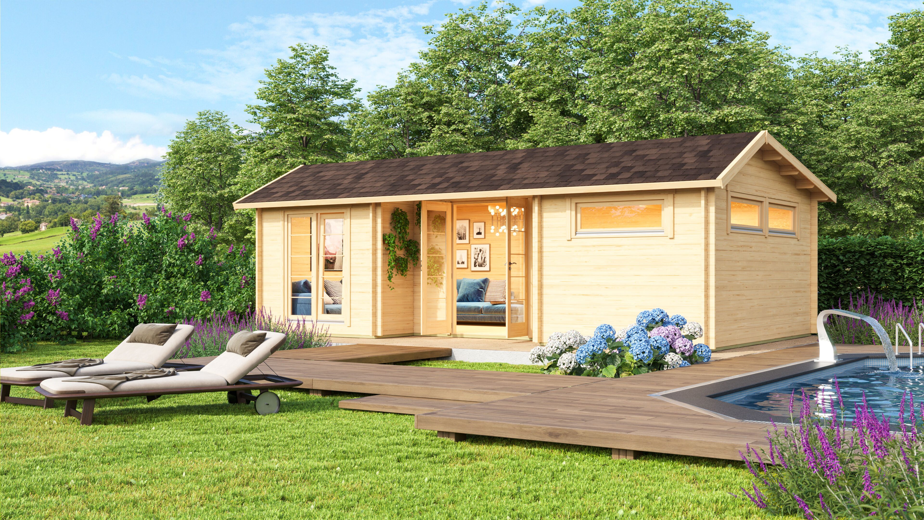 Fjordholz Gartenhaus Uri 44