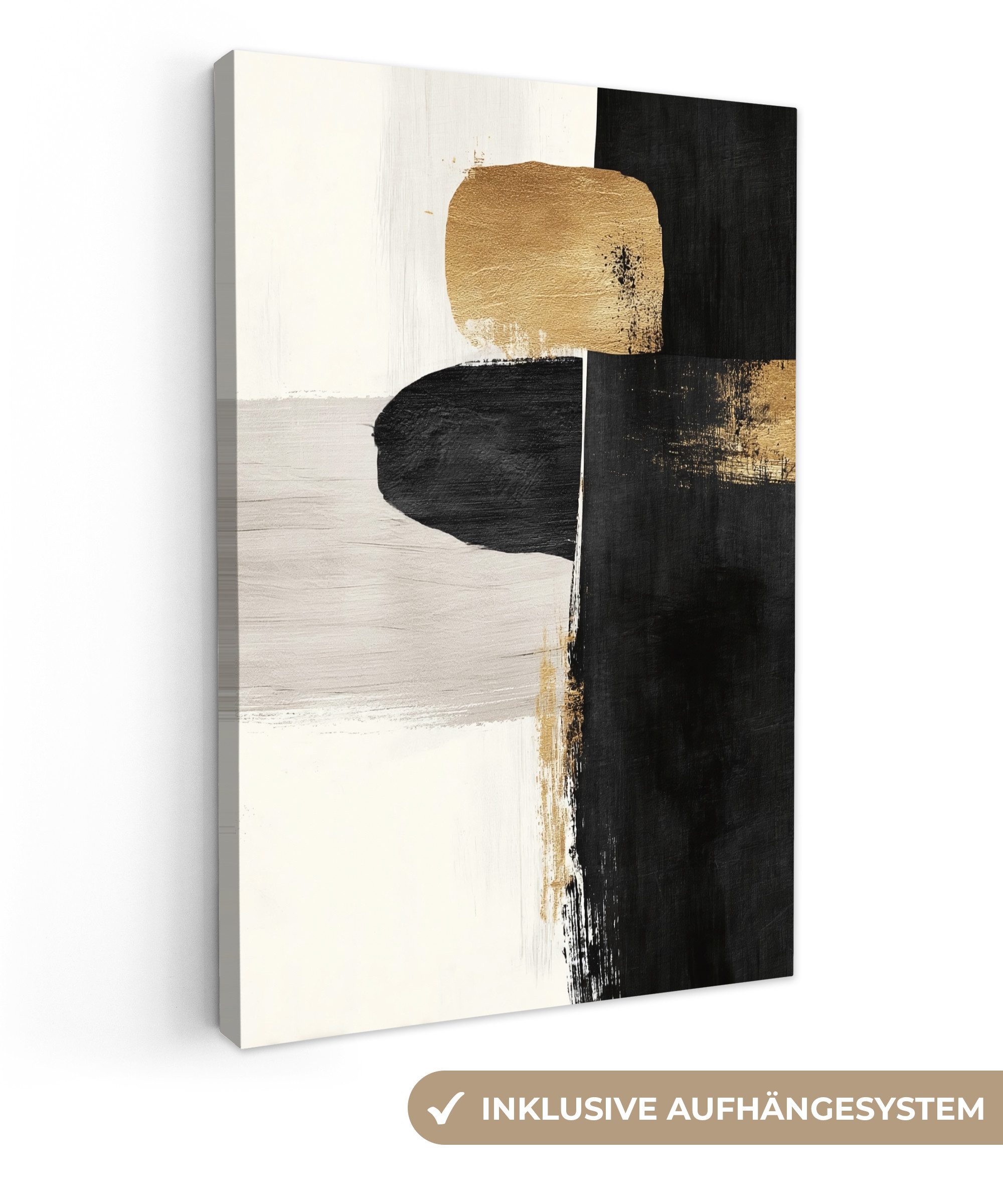 OneMillionCanvasses® Leinwandbild Formen - Pinselstriche - günstig online kaufen