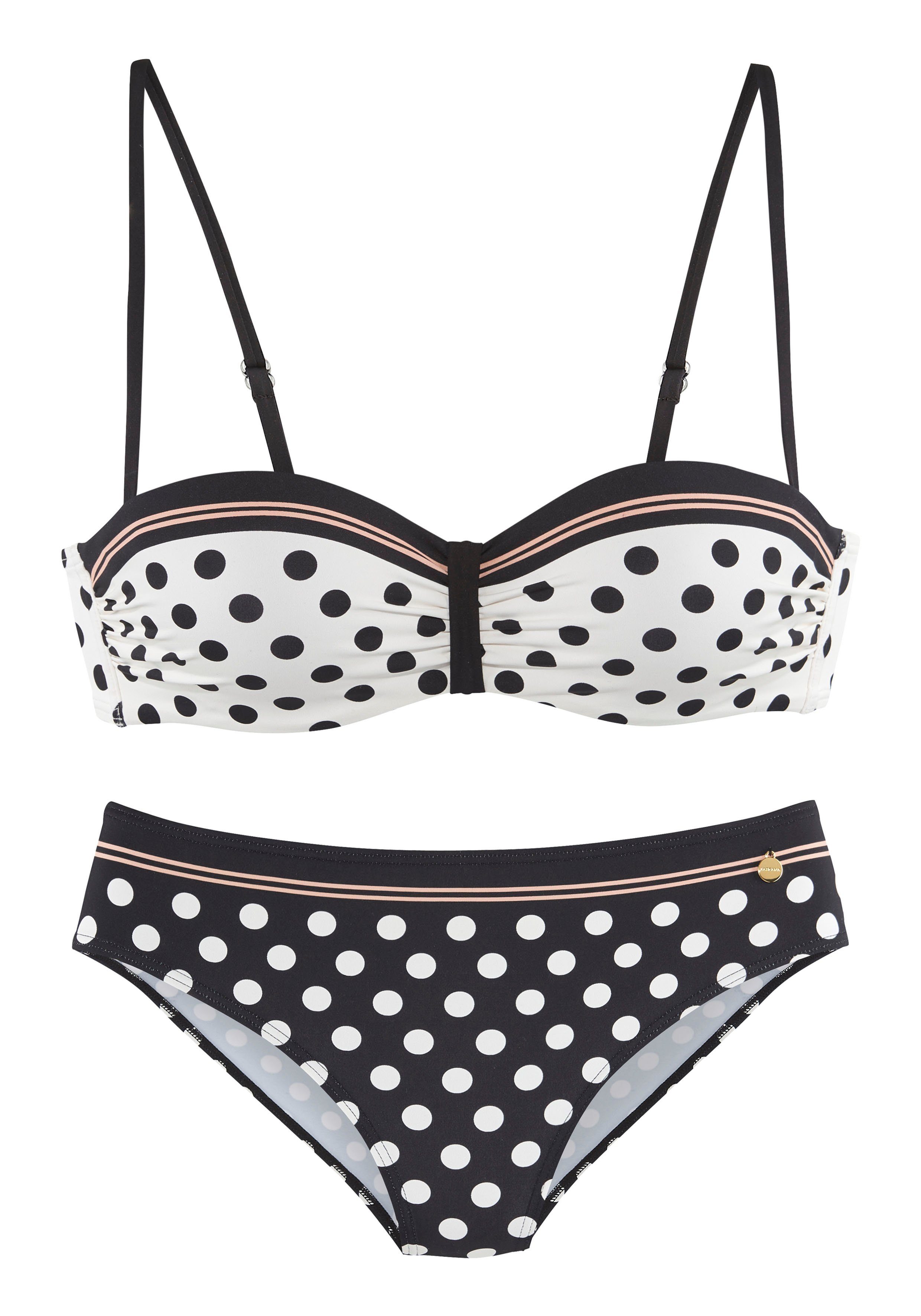 LASCANA Bügel-Bikini mit süßen Tupfen günstig online kaufen