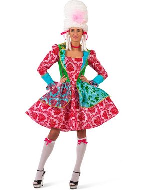 Funny Fashion Kostüm Barock Kostüm 'Catarina' für Damen - Türkis Pink