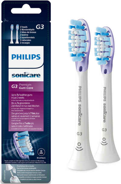 Philips Sonicare Aufsteckbürsten HX9052 Premium Gum Care, besonders weiche Borsten