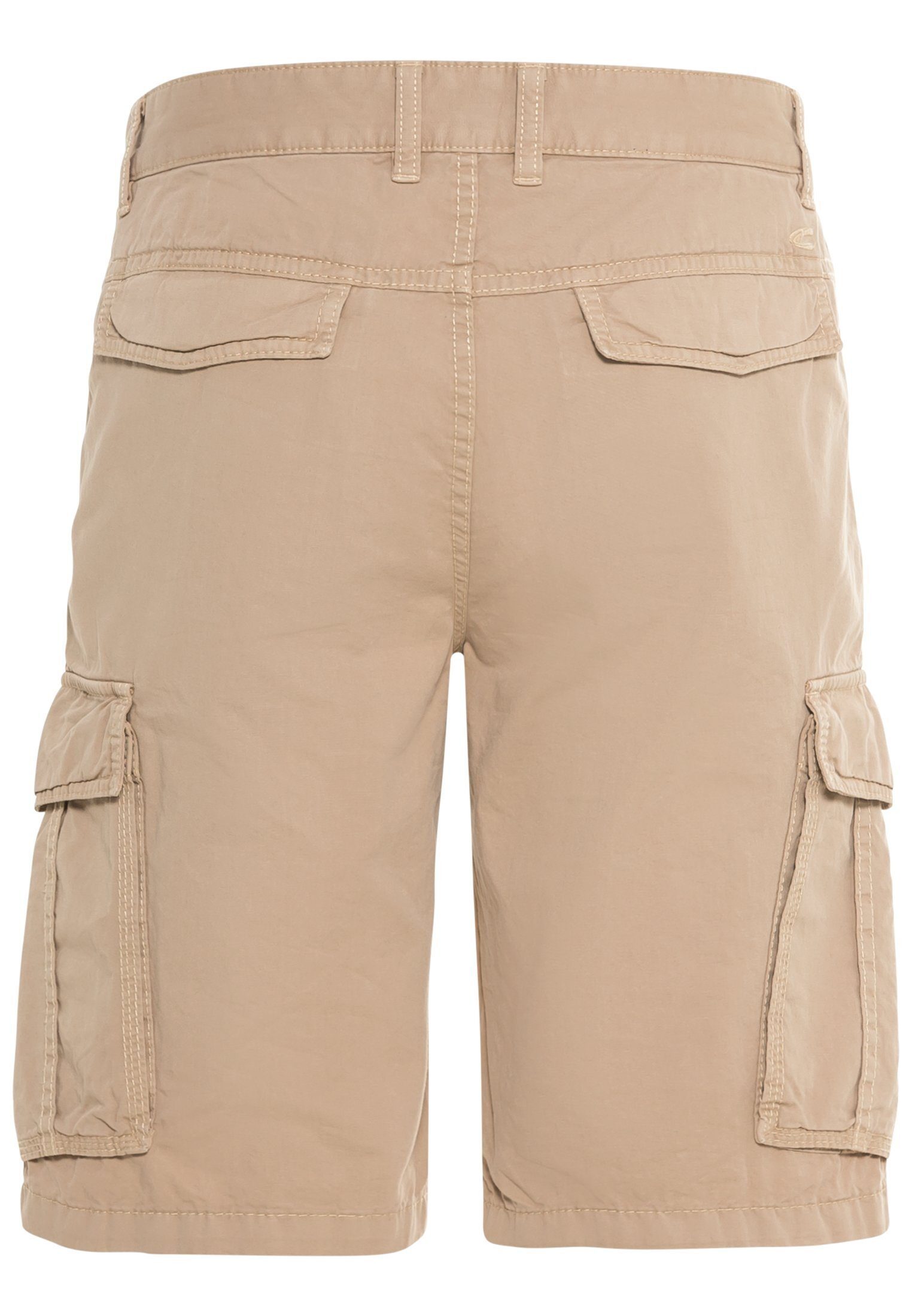 reiner Cargoshorts aus Beige camel Baumwolle active