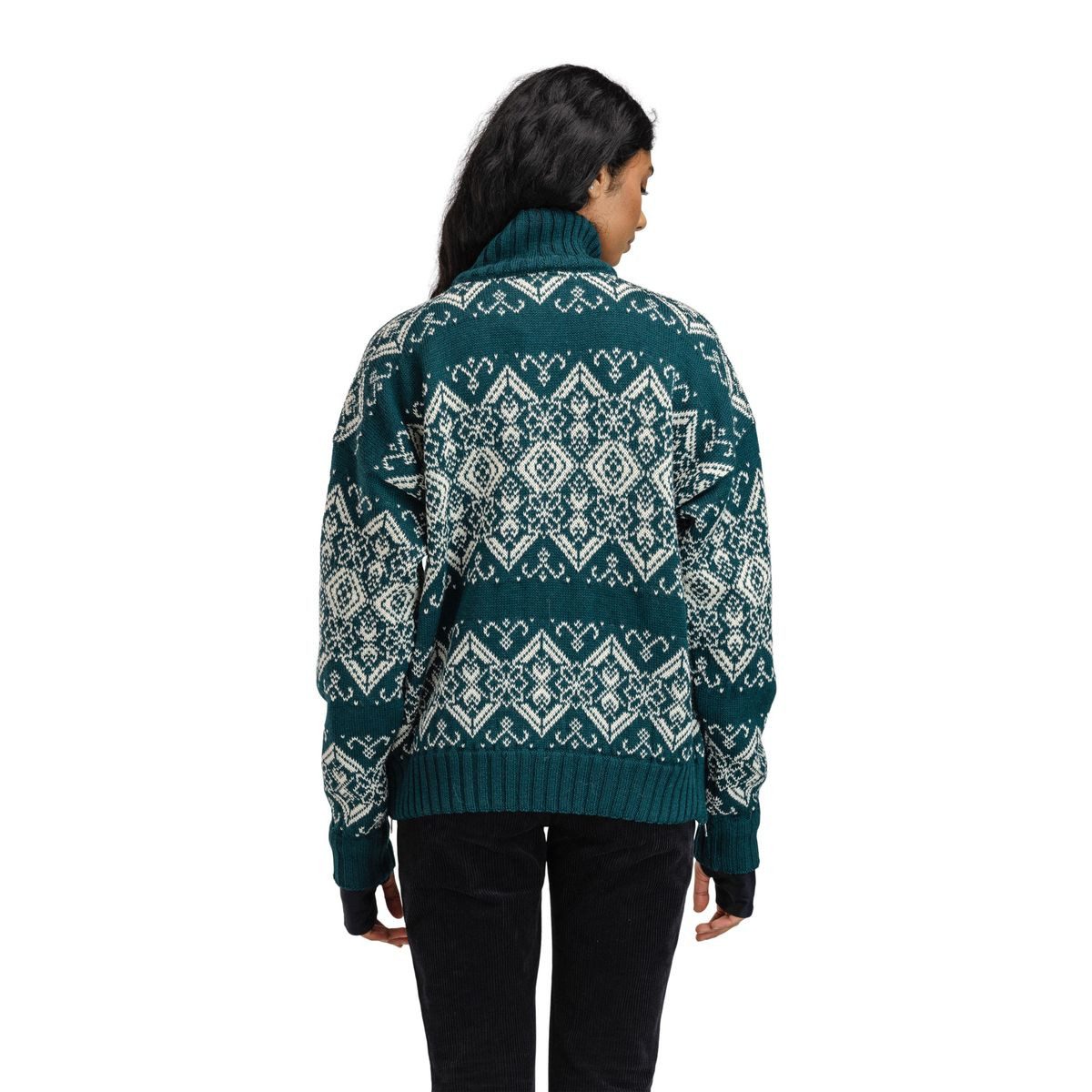 Dale of Norway Fleecepullover Roset Fem. WP Sweater Vielseitiger Damenpullover aus winddichter, feiner norwegischer
