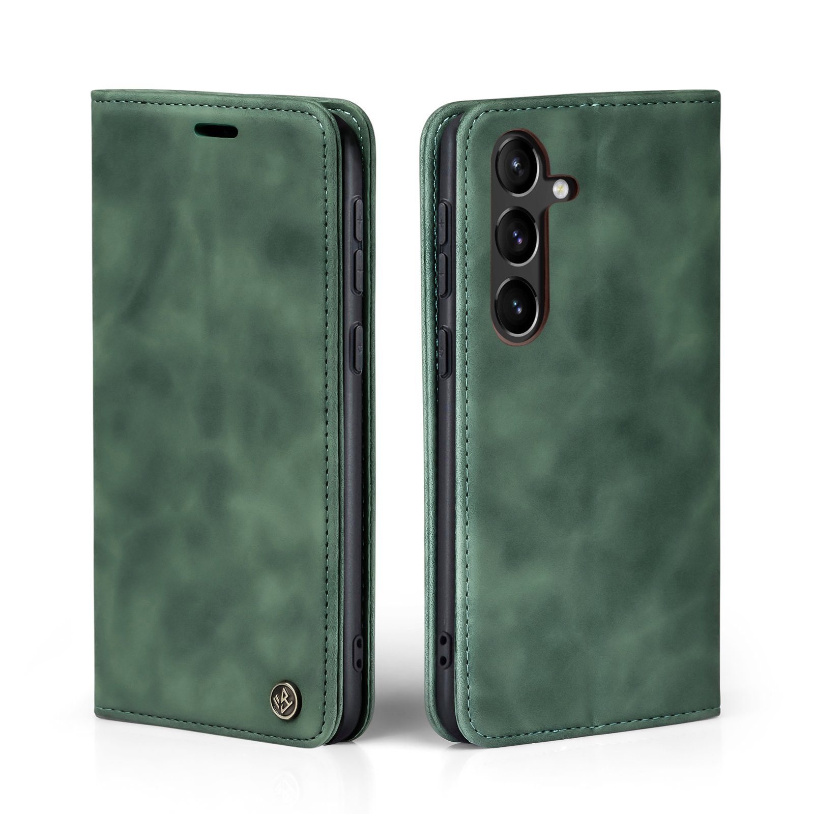 Tec-Expert Handyhülle Tasche Hülle für Samsung Galaxy S23 FE 6.4 Zoll, 6.4, Cover Klapphülle Case mit Kartenfach Fliphülle aufstellbar