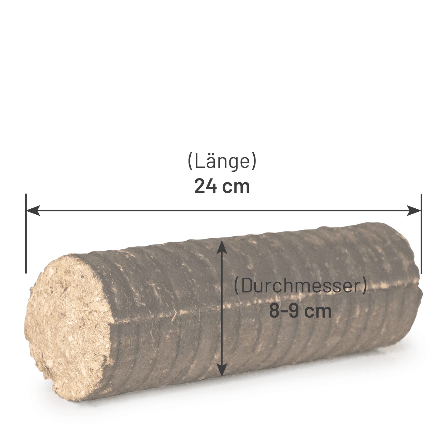 HEIZFUXX Holzbriketts Nestro Hartholz M, 300 kg, (Palette, 25-St)
