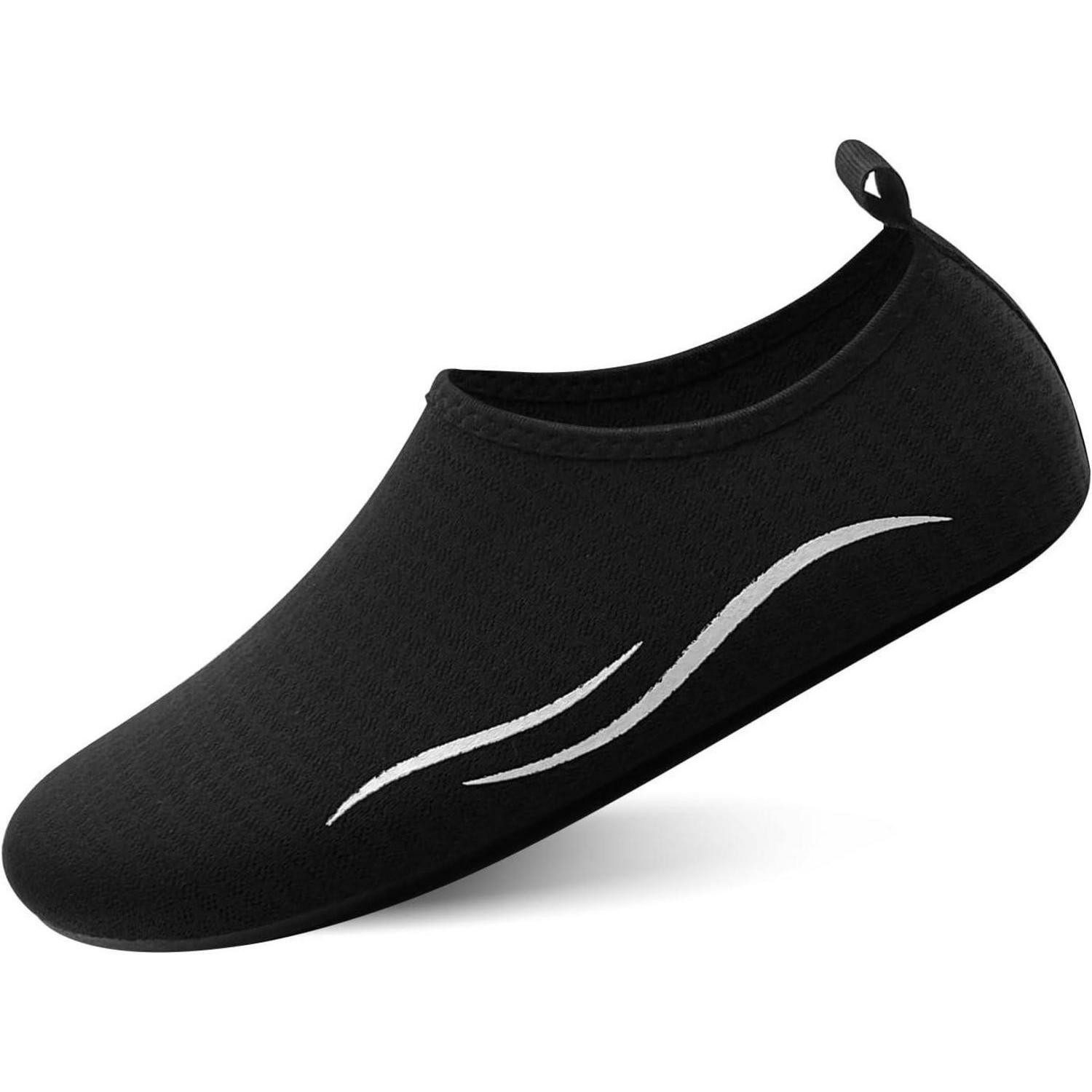 LuxusKollektion Tauchset Wasserschuhe Herren Damen Aquaschuhe Strandschuhe 34 35 EU 40 Schwarz