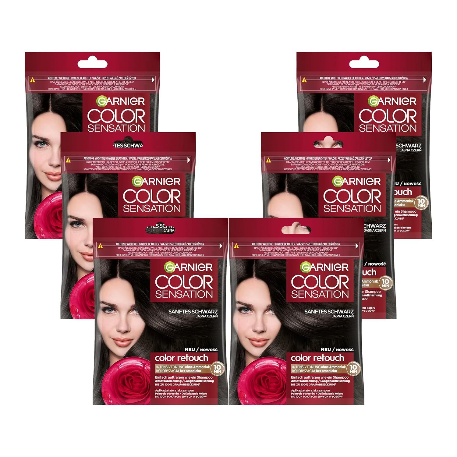 GARNIER Coloration Garnier Color Sensation Intensivtönung 6er Packung, Packung, 6-tlg.