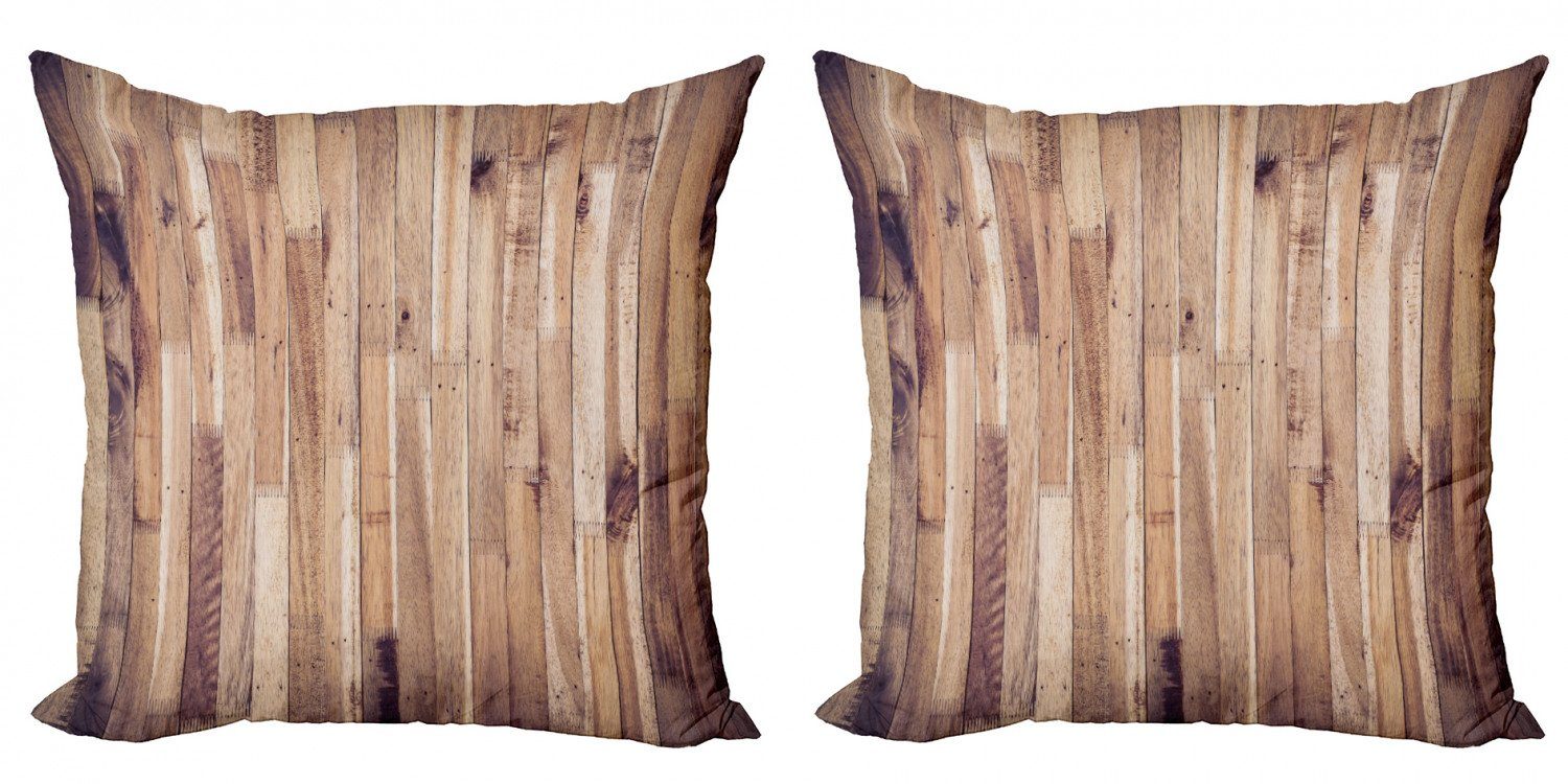 Alter Planks Accent Abakuhaus Muster Holz rustikales (2 Stück), Im von Digitaldruck, Doppelseitiger Modern Kissenbezüge