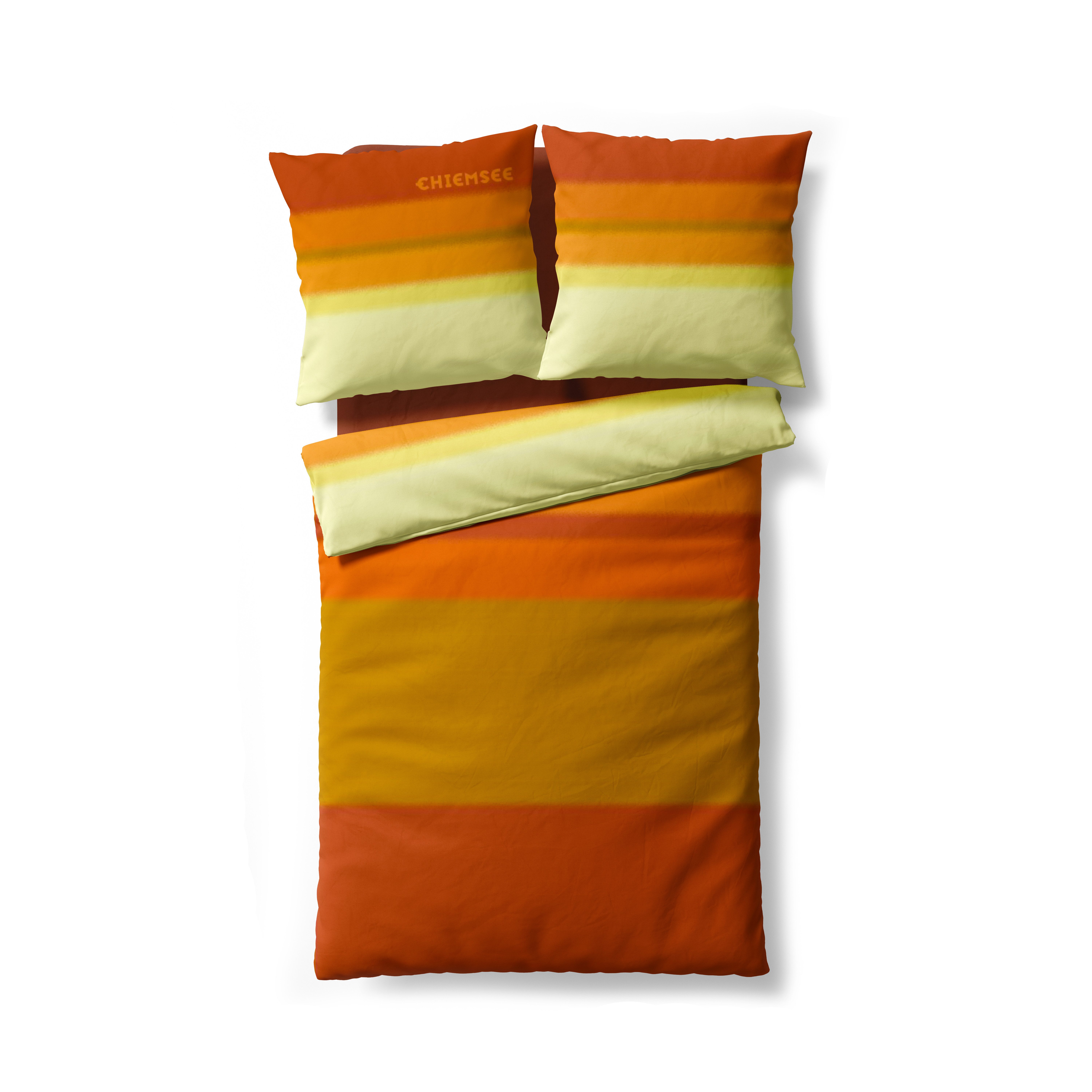 Chiemsee Постельное белье SUNSET, Mako-Satin, 2-teilig, 100% Baumwolle, mit Reißverschluss