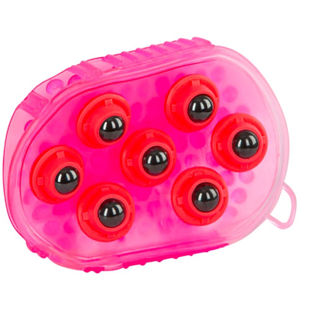 Kerbl Pet Pferdebürste Bürste magnet massage rosa