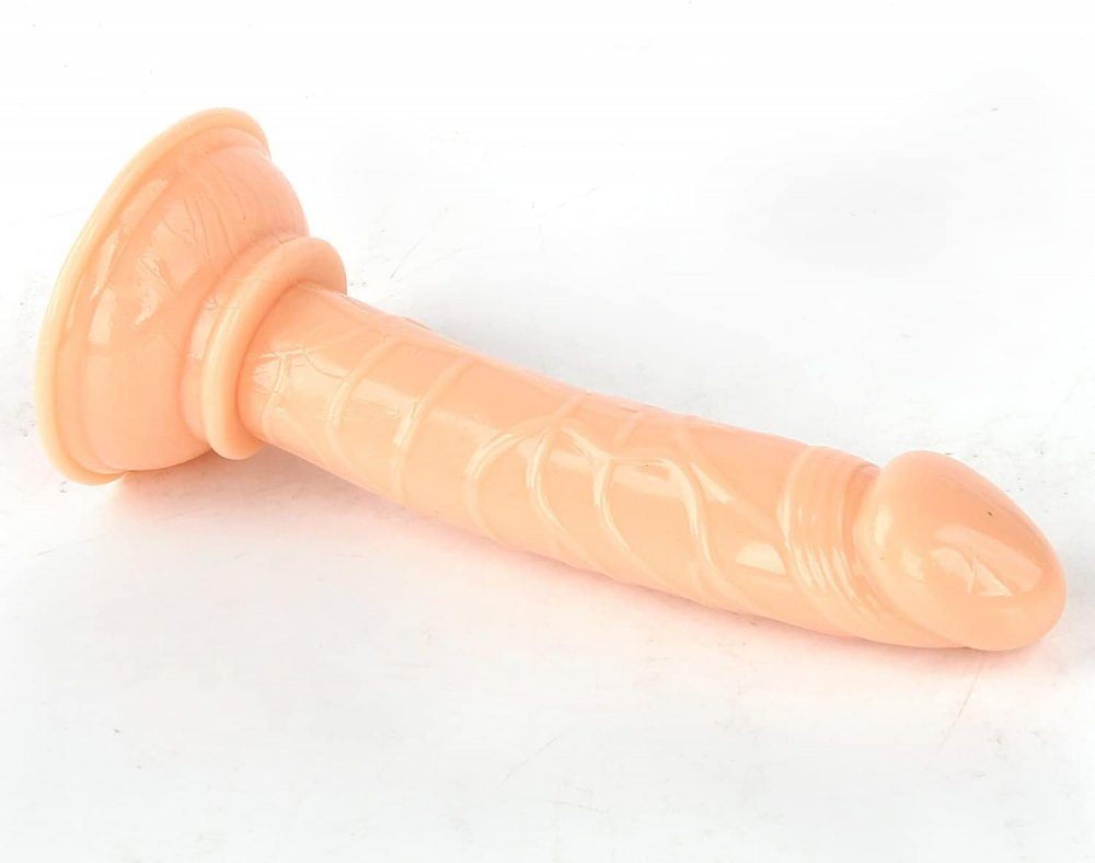 VOCTVTB Penishülle Mini Realistischer Saugnapf 14cm Dildo, mit Fleischfarben Sexspielzeug Dildo Starkem