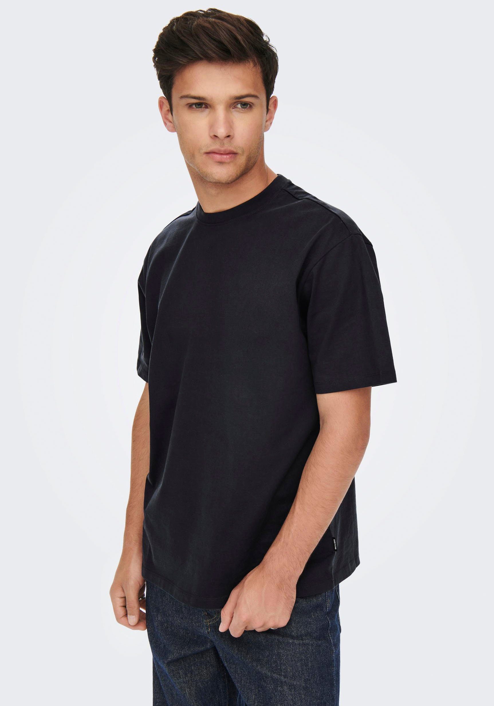 ONLY & SONS T-Shirt navy FRED