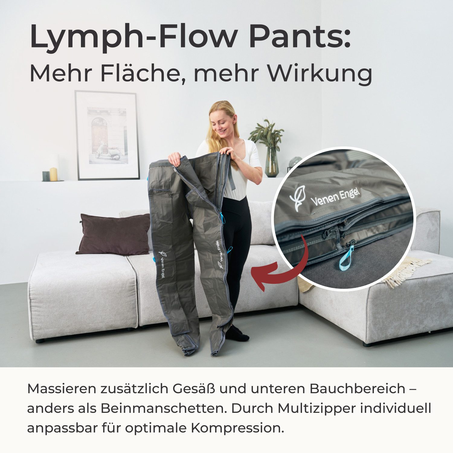 Venen Engel Massagegerät Venen Engel 6 Premium Medical mit Lymph-Flow Pants, 6 Programme
