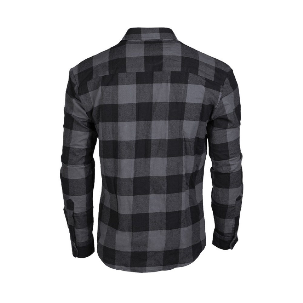 Mil-Tec Karohemd HOLZFÄLLERHEMD LEICHT SCHWARZ/GRAU - günstig online kaufen
