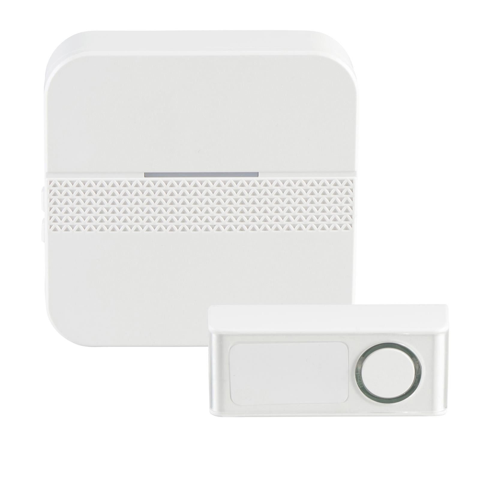 Heidemann Türklingel-Set Heidemann Funkgong-Set Radix, 1 Empfänger, 3 Klingeltöne, (Baseline, 2-tlg), LED Signal