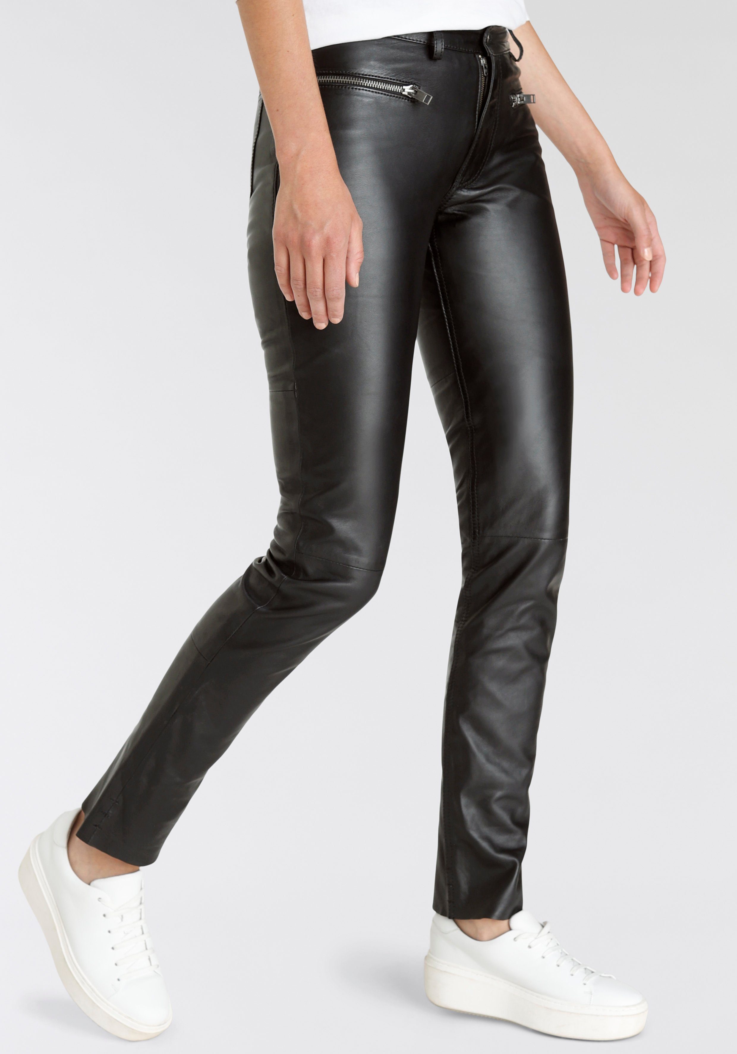 Gipsy Lederhose GWZieva OT black