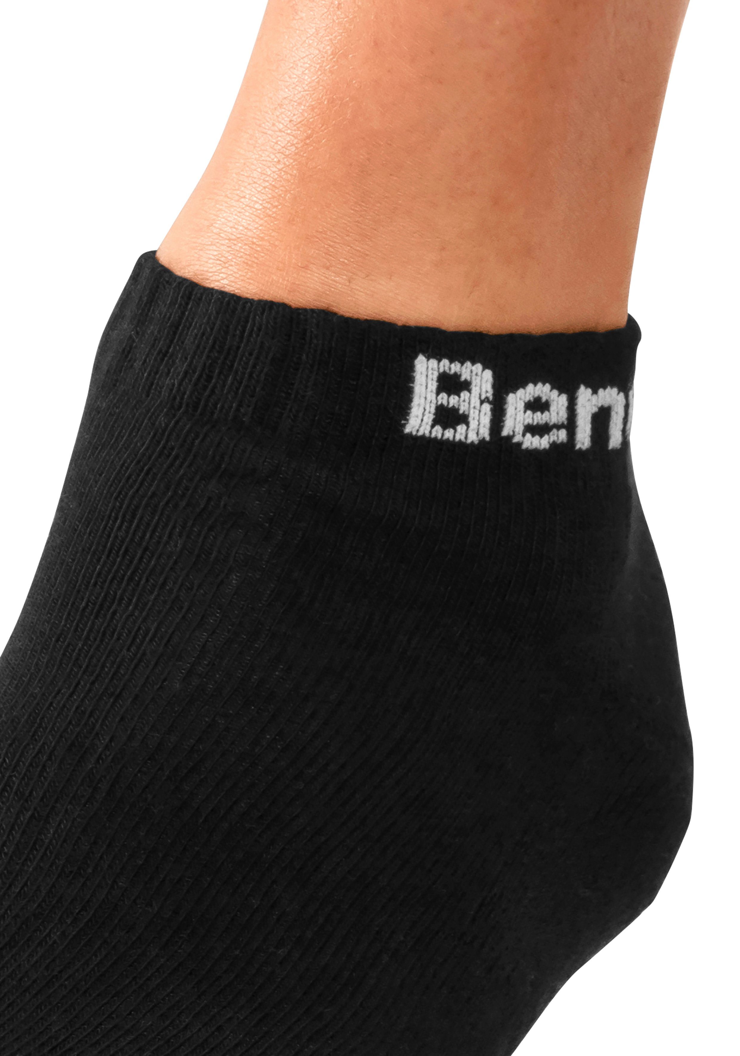 Bench. Sportsocken Damen Herren Tennis Kurzsocken (Packung, 12-Paar, Quarter socken Gr. 35-38 bis 47-48) mit Halbfußfrottee und Mittelfußgummi