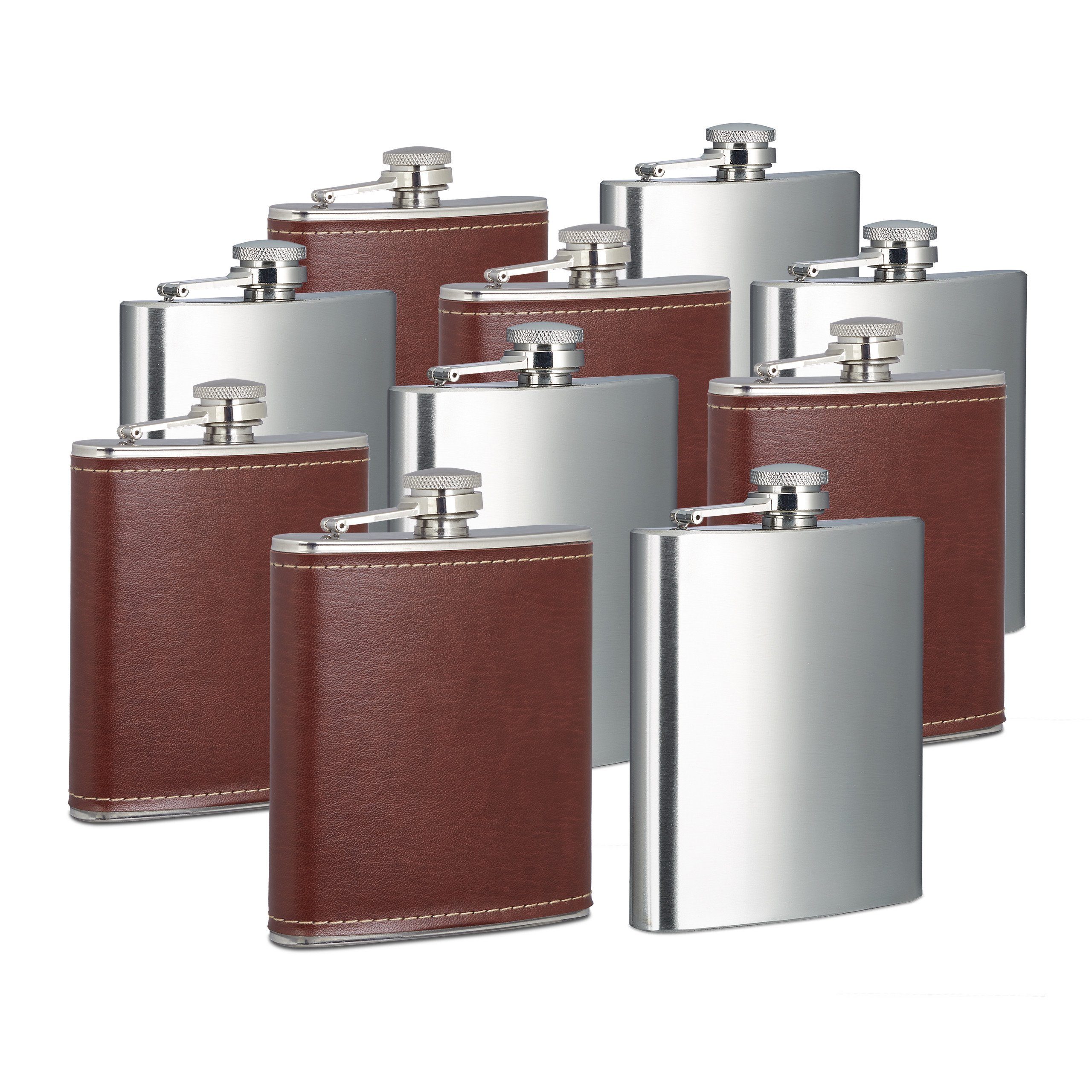 Flachmann 10 x Flachmann