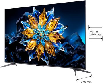 TCL 55T8BX1 QLED-Fernseher (139 cm/55 Zoll, 4K Ultra HD, Android TV, Google TV, Smart-TV)