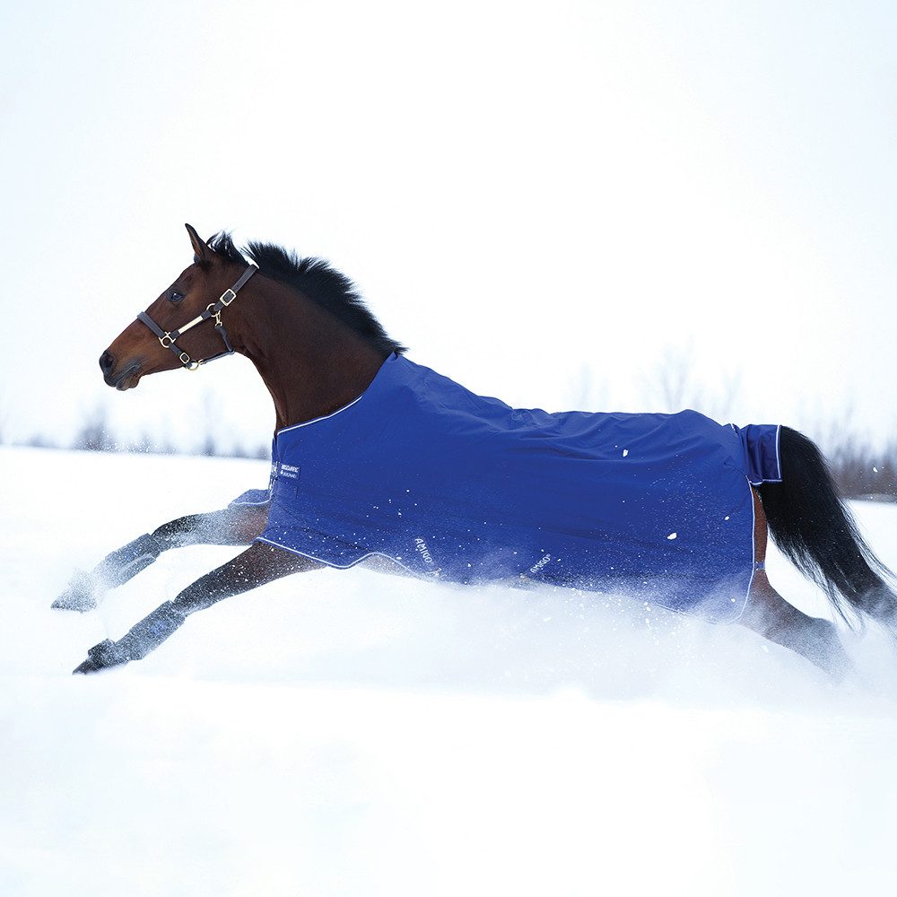 Horseware Pferde-Thermodecke Horseware Amigo Hero 900D Turnout Medium 200g - Atlantic Blue/Ivory