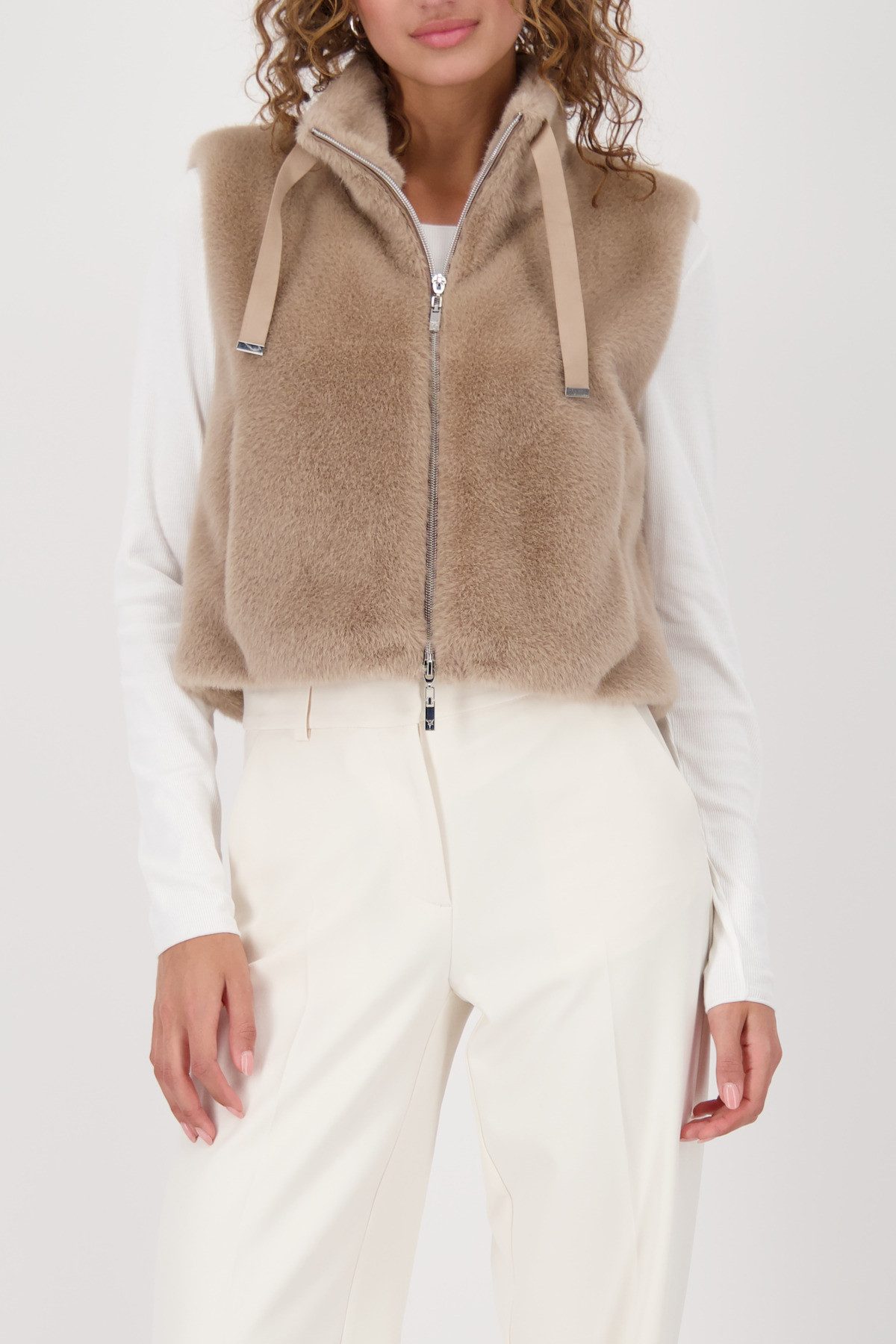 Monari Fellimitatweste Weste fake fur Regular günstig online kaufen