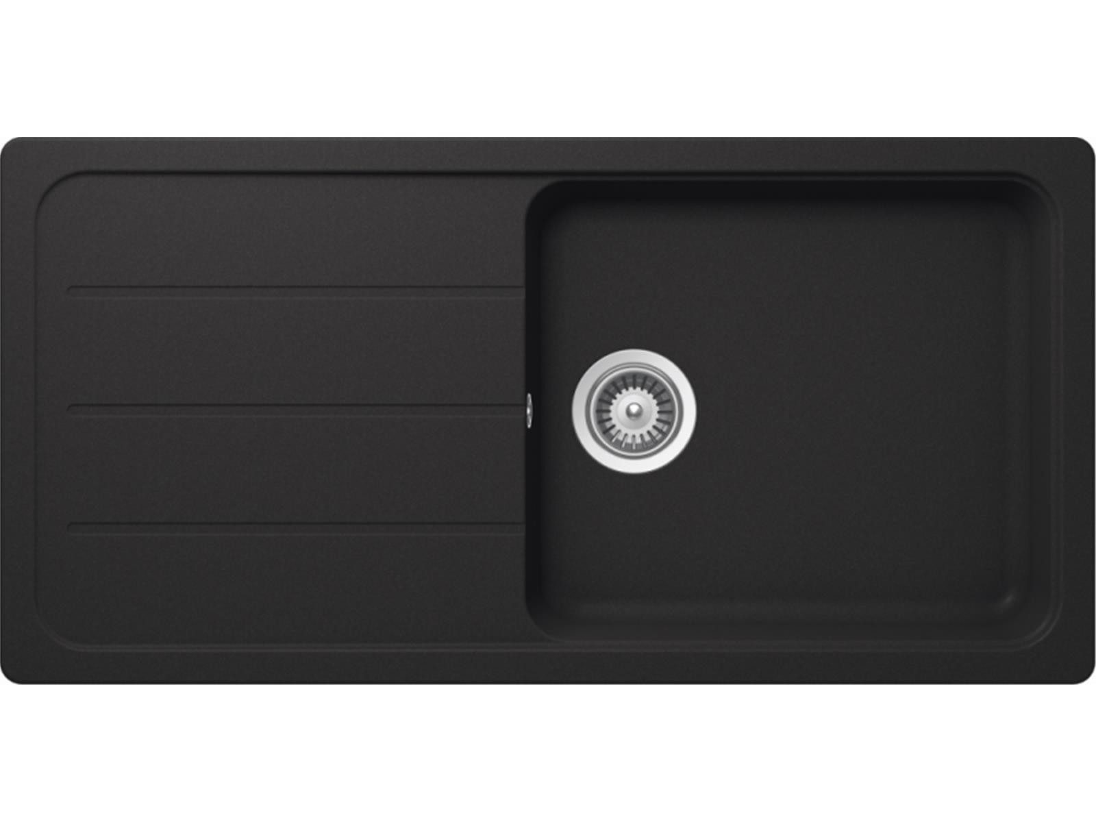 Schock Einbauspüle Einbauspüle Fomhaus D-100L U Onyx - Unterbauspüle
