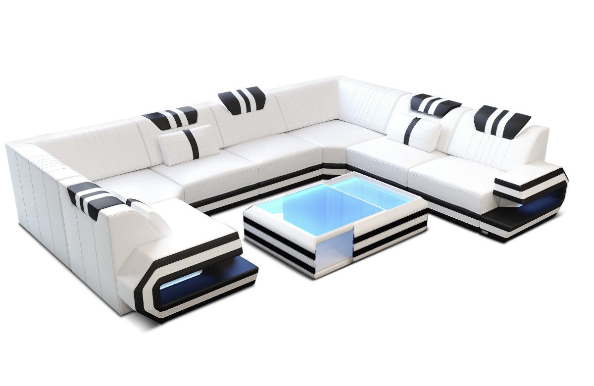 Sofa Dreams Wohnlandschaft Sofa Ledercouch Leder günstig online kaufen