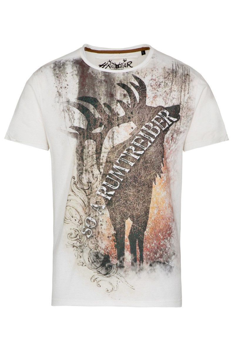 Hangowear Trachtenshirt Trachtenshirt Herren - BALTO - offwhite