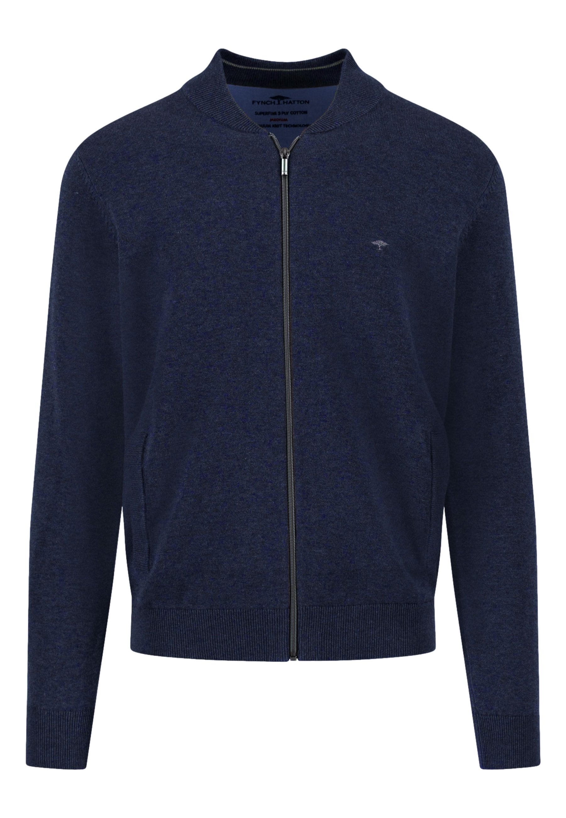 FYNCH-HATTON Cardigan Strickjacke Cardigan Reißverschluss (1-tlg)