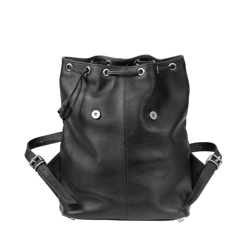 Jahn-Tasche Cityrucksack Lederrucksack / Cityrucksack Gr. M, Nappa Schwarz, Jahn-Tasche 518