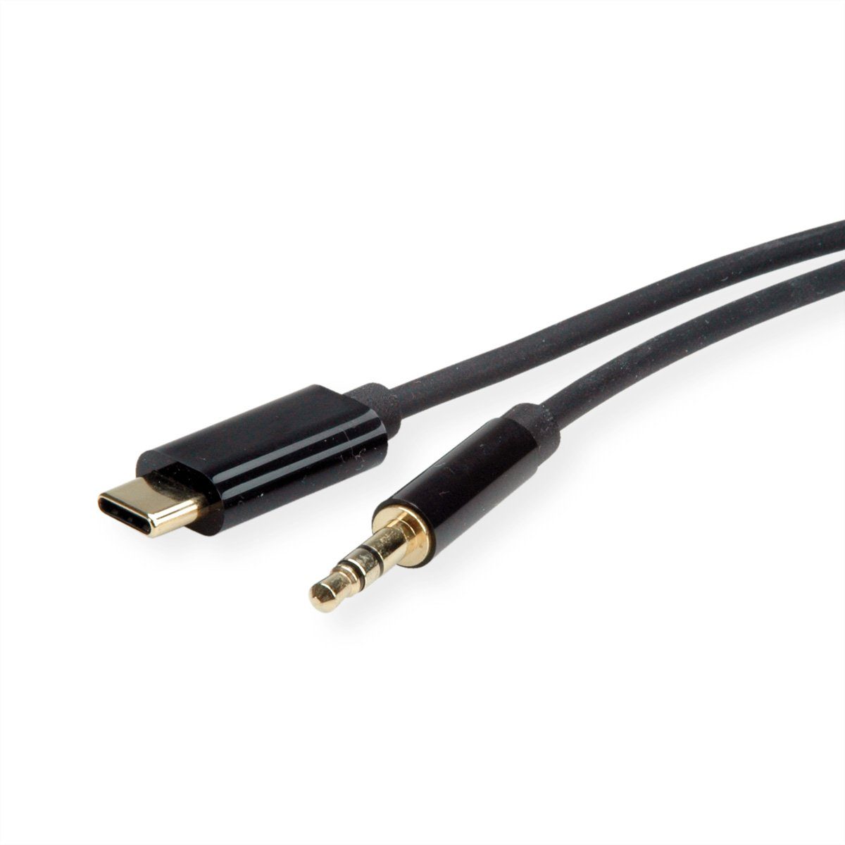 ROLINE Adapter Kabel USB Typ C - 3,5mm Audio, ST/ST Computer-Adapter USB Typ C (USB-C) Männlich (Stecker) zu Klinke 3,5 mm, 3-polig Stereo (Mini-Klinke) Männlich (Stecker), 300.0 cm