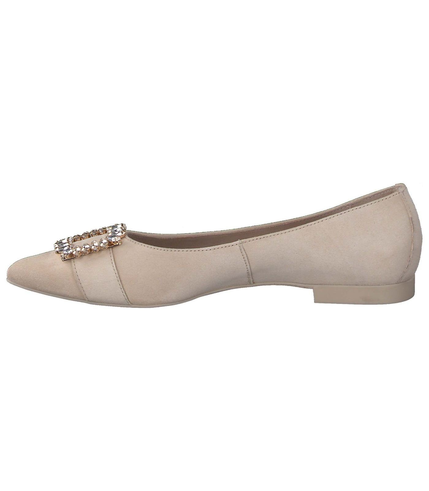 Paul Ballerina Beige Ballerinas Green Leder