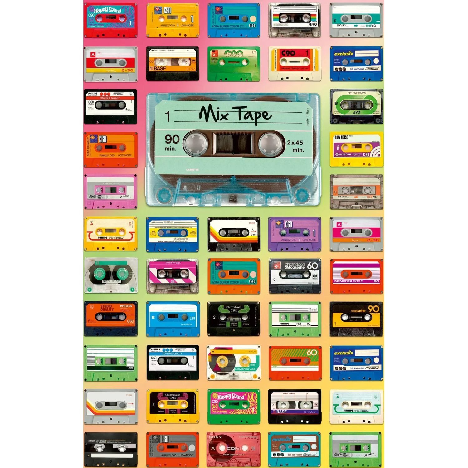 Ravensburger Puzzle Ravensburger Puzzle Moment 12962 Mix Tape - 200 Teile Puzzle für..., 200 Puzzleteile
