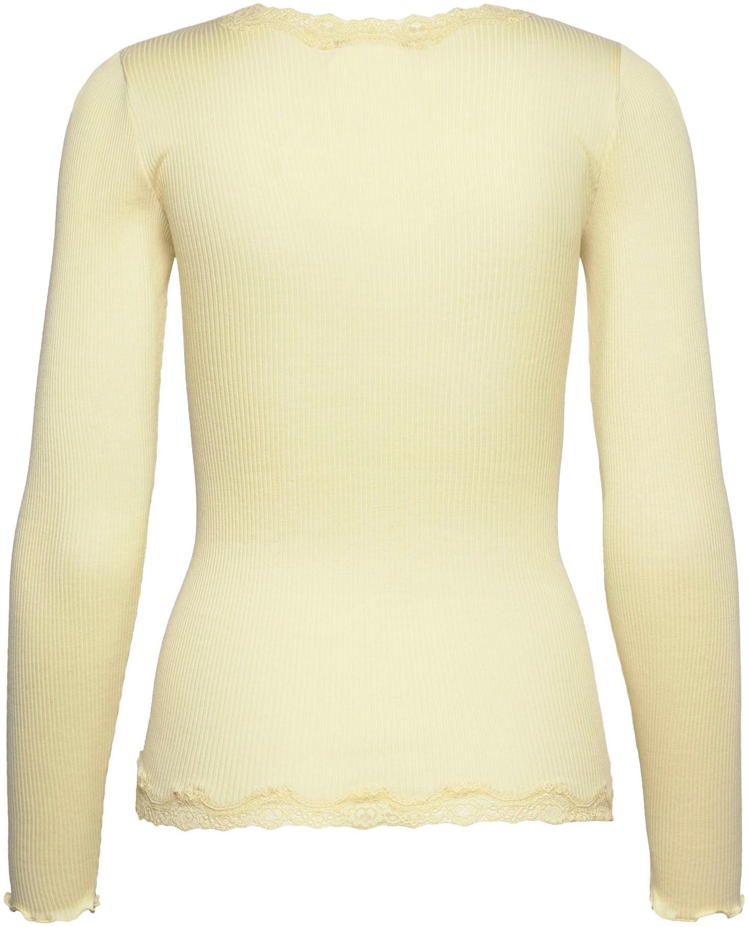 rosemunde Strickjacke Babette Silk Cardigan Vintage-Spitzenbesatz, Perlmutt günstig online kaufen