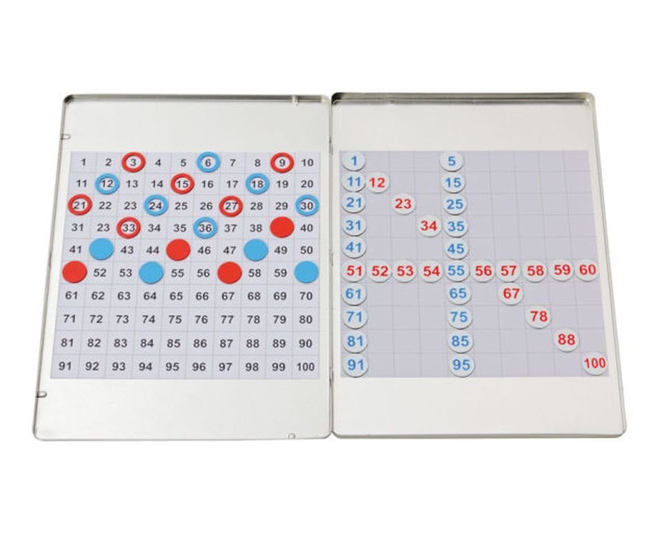 Betzold Lernspielzeug 100er-Rechenbox – Lernspiel Mathematik Grundschule Rechnen