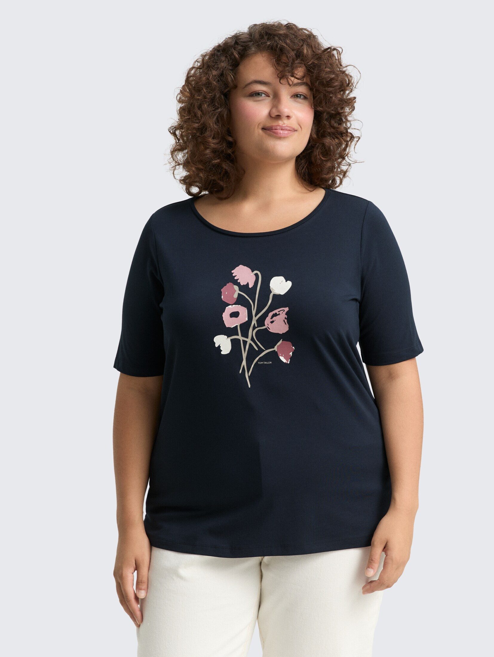TOM TAILOR PLUS T-Shirt T-Shirt Plus Size - T-Shirt mit Print günstig online kaufen