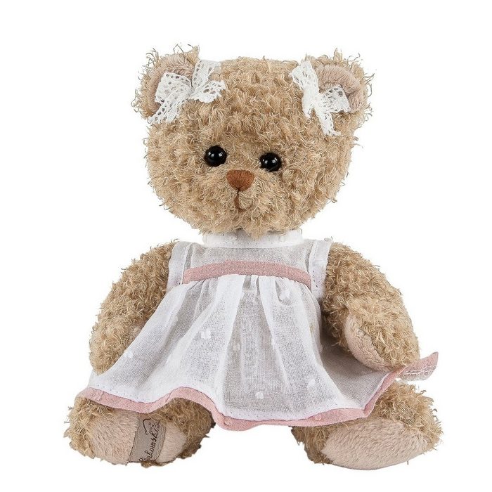 Bukowski Kuscheltier Teddybär Nicole Kleid weiß 15 cm
