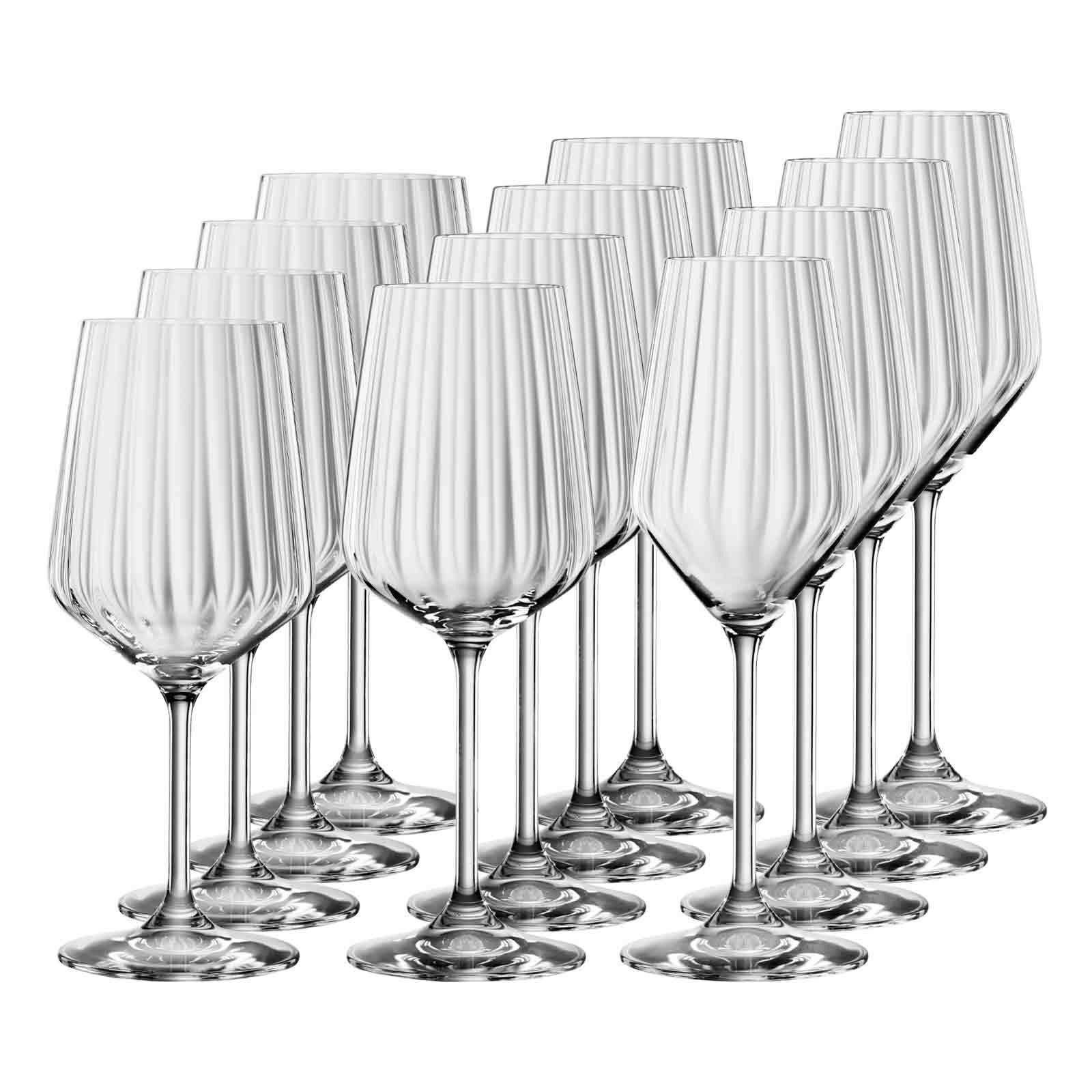 SPIEGELAU Gläser-Set Lifestyle Wein- & Champagnergläser 12er Set, 12-tlg., Glas
