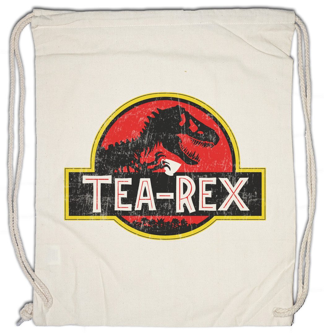 Turnbeutel Tea-Rex I Turnbeutel Tyrannosaurus Tea Tee Rex T-Rex Dinosaurier Time