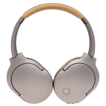 Denver BTN-207SAND Bluetooth Over-Ear Kopfhörer (Mit Mikrofon, ANC (Geräuschunterdrückung), Bluetooth, Gepolstert)