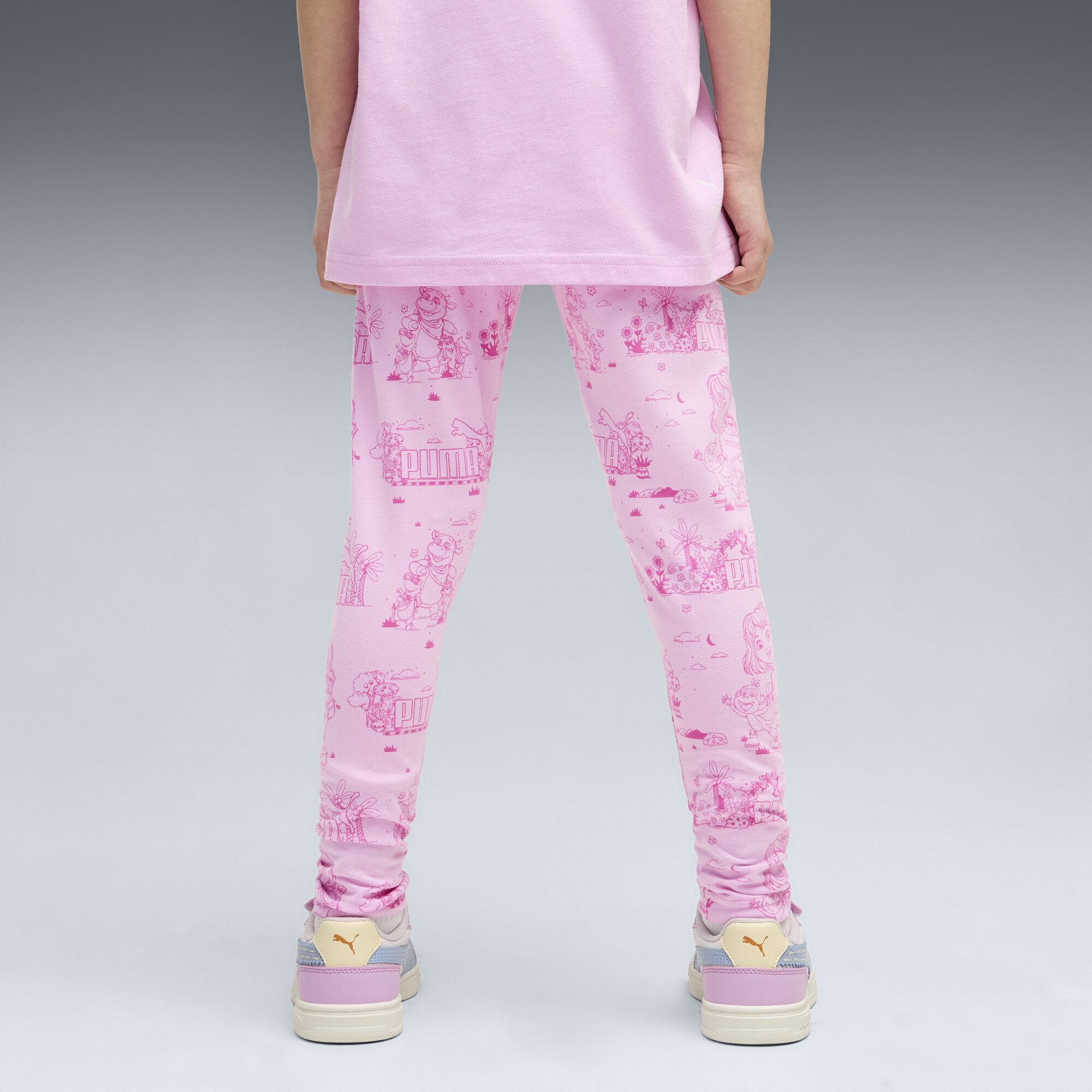 PUMA Leggings PUMA x DORA THE EXPLORER Leggings mit Print Mädchen