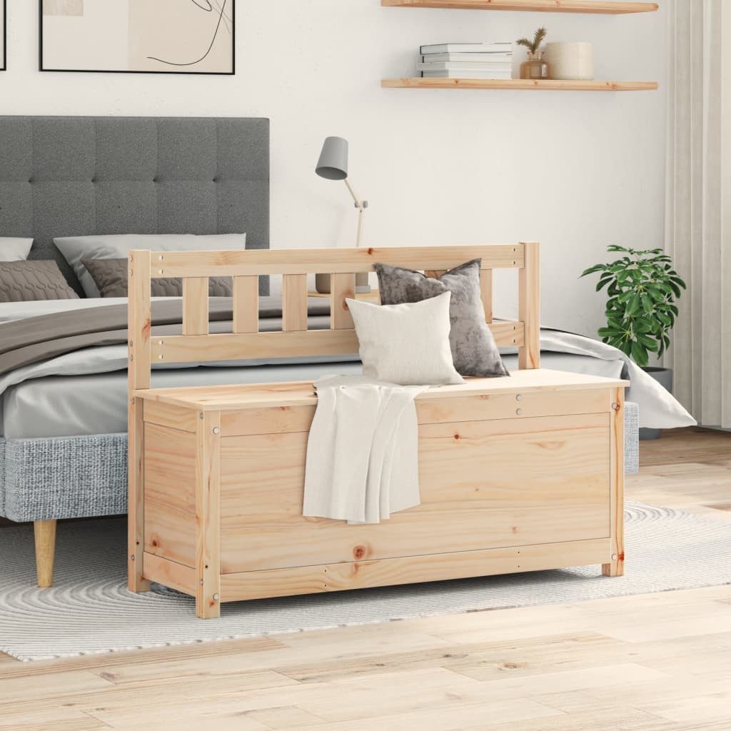 vidaXL Sitzbank, Bank 110x41x76,5 cm Massivholz Kiefer