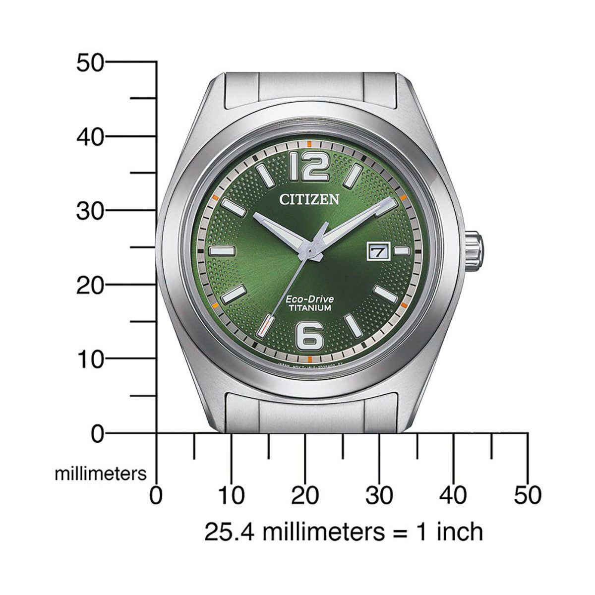 Citizen Solaruhr AW1641-81X, Armbanduhr, Herrenuhr, Titan, Datum