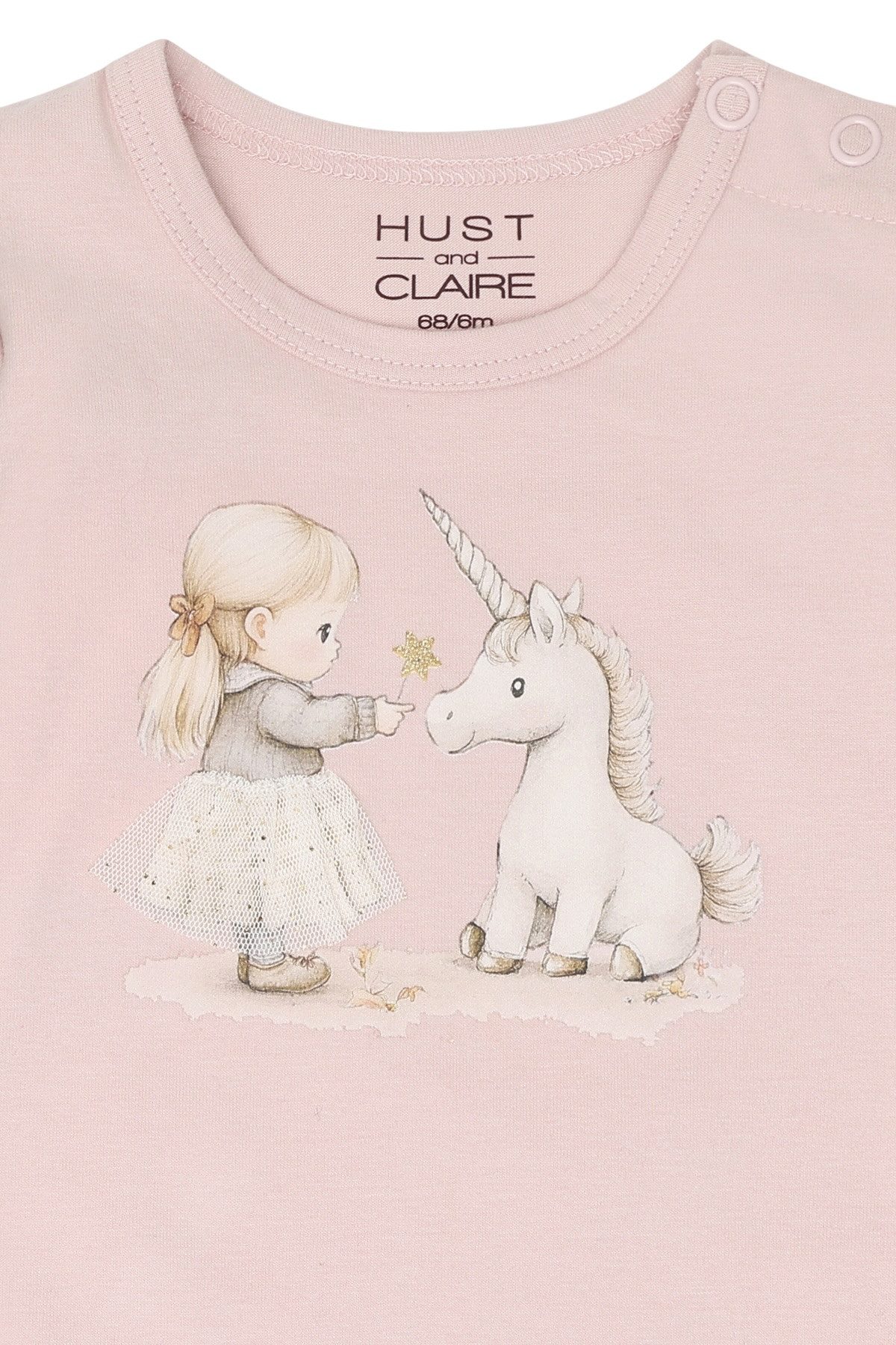 Hust & Claire Langarmshirt HCAnna Friends (1-tlg) Mädchen-Langarmshirt HCAnna Friends – Hushed Pink