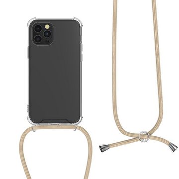 kwmobile Handyhülle Necklace Case für Apple iPhone 12 Pro Max, Hülle Silikon mit Handykette - Band Handyhülle
