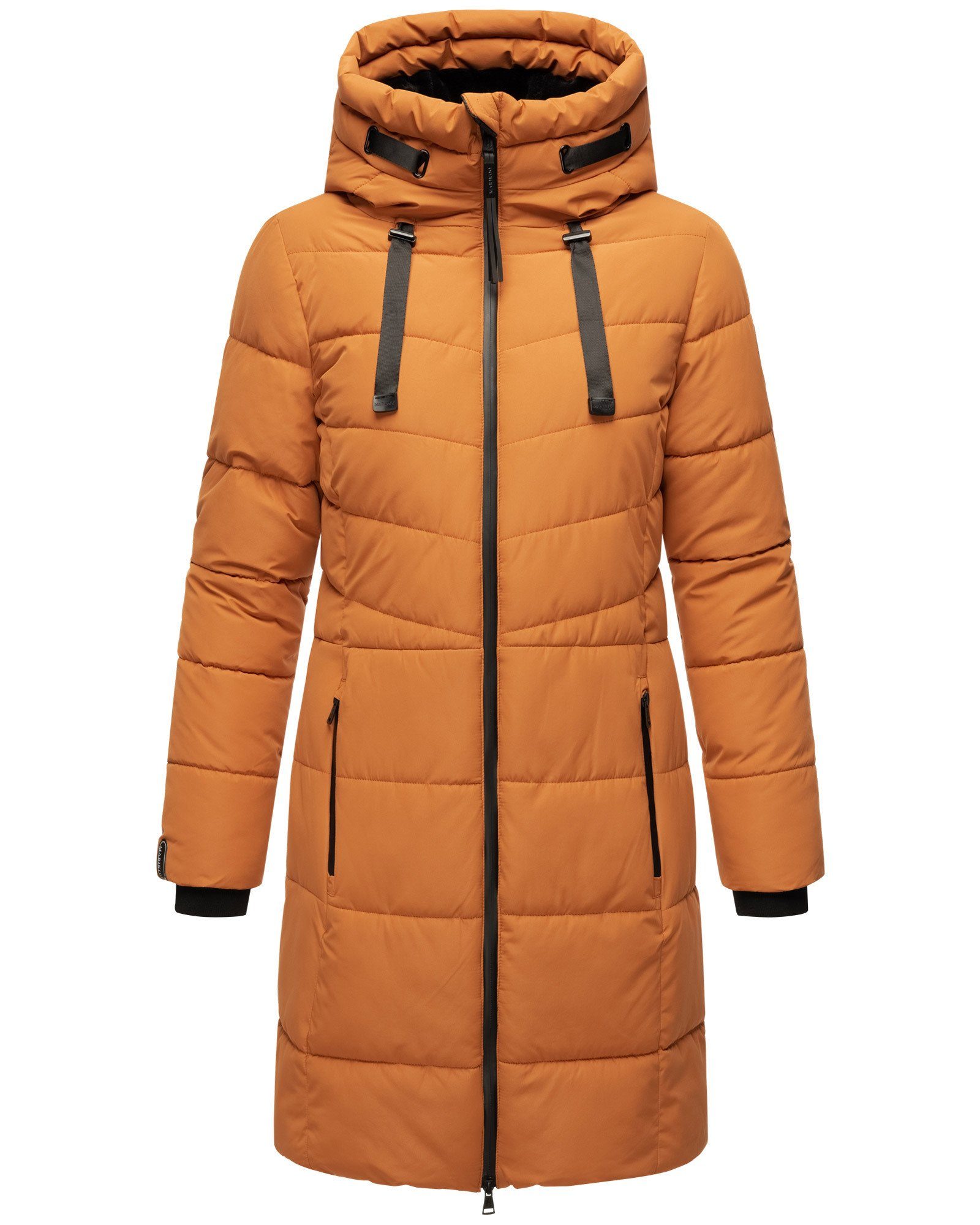 Marikoo Winterjacke Natsukoo XVI Stepp Mantel mit großer Kapuze